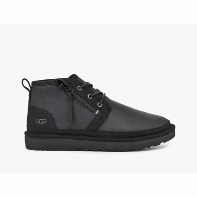 Botas UGG Neumel Zip Homem Pretas | PT-UHFVG